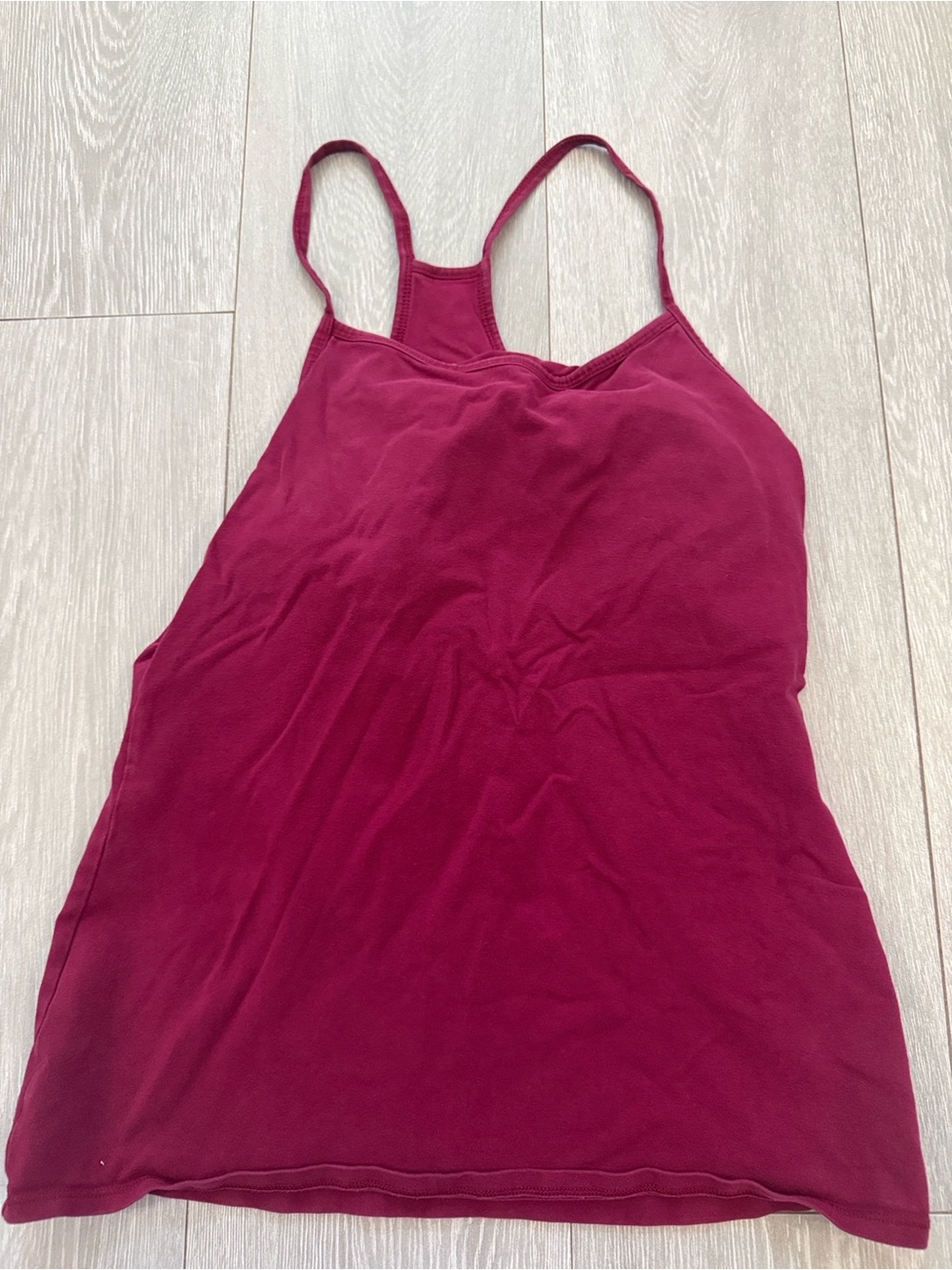 Express Burgundy Best Loved Bra Racerback Cami